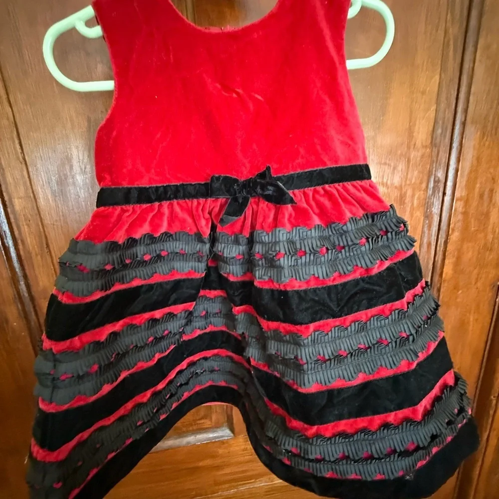 The Children's Place Vibrant Holiday Red Dress